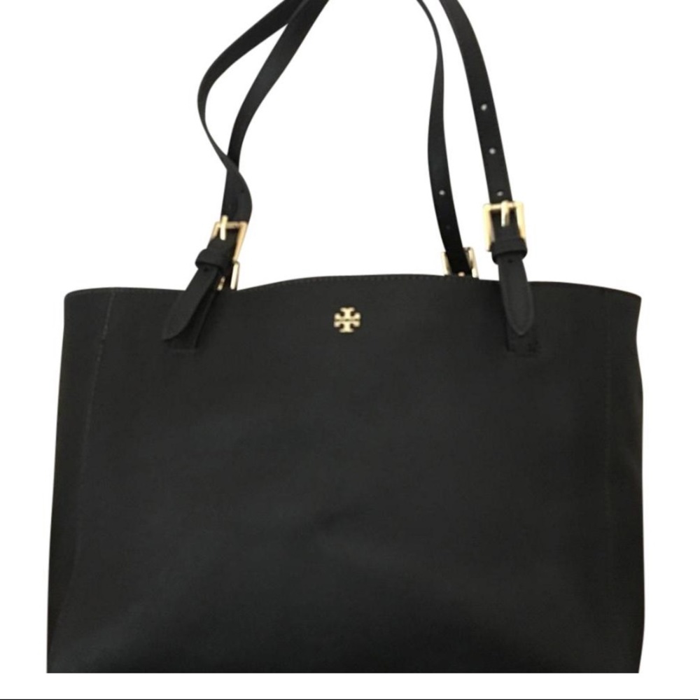 Tory Burch large Saffiano Leather York buckle tote